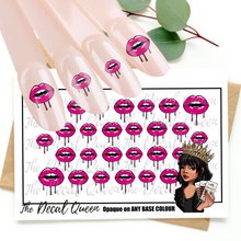Load image into Gallery viewer, PINK DRIPPY LIPS