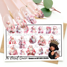 Load image into Gallery viewer, PINK OLD FASHIONED SANTA