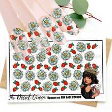 Load image into Gallery viewer, RETRO SMILEY FLOWERS & STRAWBERRIES