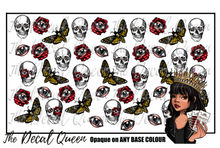 Load image into Gallery viewer, SKULL MOTHS/SKULLS/EYEBALLS & BLOOD ROSES