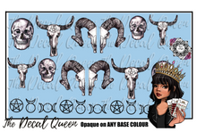 Load image into Gallery viewer, WATERCOLOUR SKULLS