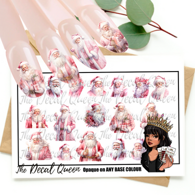 PINK OLD FASHIONED SANTA
