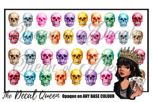 COLOUR MIX SKULLS