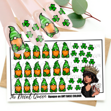 Load image into Gallery viewer, IRISH GNOMES -St Patrick’s day nails
