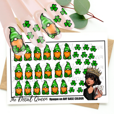 IRISH GNOMES -St Patrick’s day nails