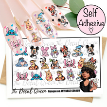 Load image into Gallery viewer, CUTE CHARACTERS - Self Adhesive Nail Decal