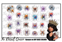 Load image into Gallery viewer, WATERCOLOUR SPIDERS
