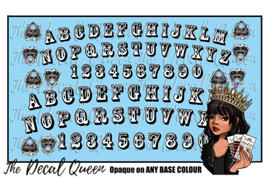 OUIJA ALPHABET
