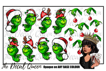Load image into Gallery viewer, LARGE GRINCHY HEADS - Full Cover