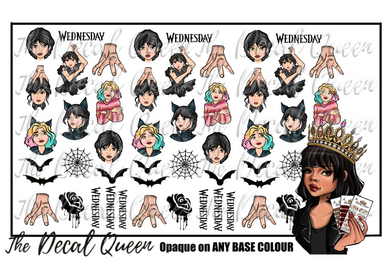 WEDNESDAY ADDAMS - smaller designs