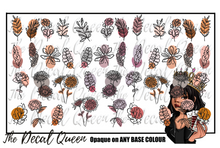 Load image into Gallery viewer, FLORAL SKETCHES BOHO BROWN