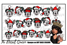Load image into Gallery viewer, SANTA HAT MOUSEY FACES